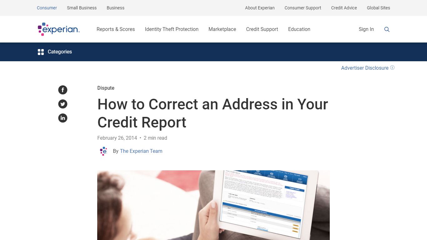 How to Correct an Address in Your Credit Report - Experian